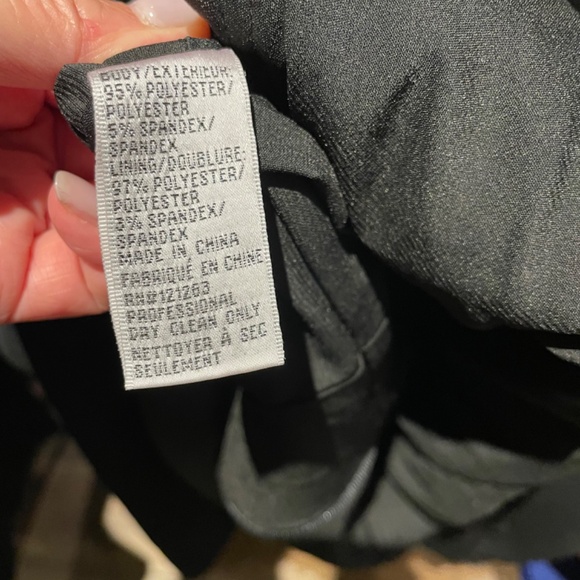 Classic Mikael Aghal Black LBD Tuxedo Style - Picture 12 of 12